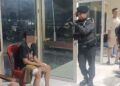 Tiga remaja di Kubu Raya bersenjata tajam diamankan polisi. Foto: Humas Polres