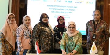 Penandatanganan fasilitas pinjaman dengan sejumlah perbankan di Kantor Pusat PLN pada Jumat, 29 Desember 2023.