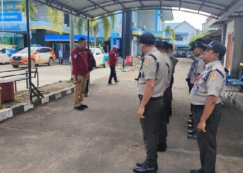 Polda Kalbar Lakukan Risk Assesment Sistem Manajemen Pengamanan di Kantor PLN UP3 Ketapang