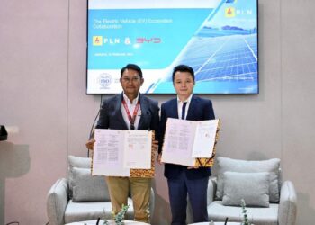 Dari IIMS 2024, PLN Bawa Kesepakatan Kerja Sama Home Charging Service dengan BYD Motor