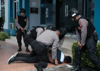 Tingkatkan Kewaspadaan, PLN UID Kalbar Lakukan Simulasi Tanggap Darurat Terhadap Ancaman di Area Obvitnas