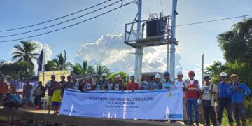 Hore… Kini Ribuan Warga Desa Pulau Limbung Bisa Nikmati Listrik PLN 24 Jam Nonstop
