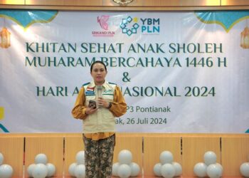 Peringati Hari Anak Nasional, PLN UID Kalbar dan YBM Lakukan Khitan Sehat Gratis