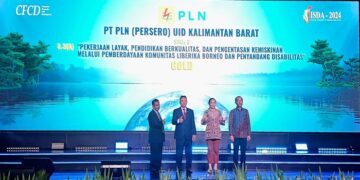 PLN UID Kalbar Raih Penghargaan Gold di Indonesia SDGs Award 2024
