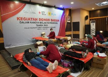 Peringati Bulan K3 Nasional, PLN UID Kalbar Gelar Donor Darah Serentak di Seluruh Unit