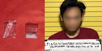 Pemuda Pontianak Edarkan Sabu di Kubu Raya Ringkus Polisi