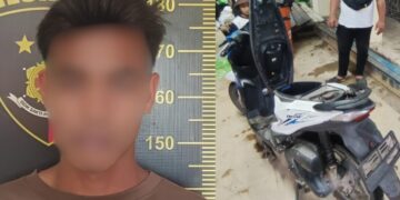 Curi Motor di Rasau Jaya, Pelaku Diringkus tanpa Perlawanan di Sungai Raya