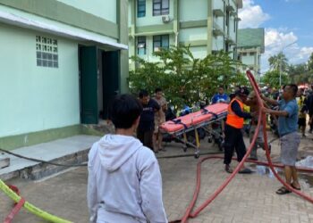 Rusun Dinas TNI di Pontianak Terbakar, Seorang Anak Balita Meninggal