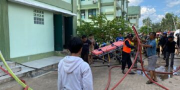 Rusun Dinas TNI di Pontianak Terbakar, Seorang Anak Balita Meninggal