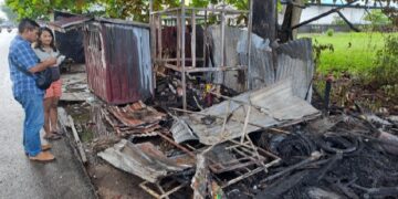 Pasutri di Pontianak Selamat dari Kebakaran Kios Tambal Ban