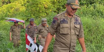 Satpol PP Pontianak Tertibkan Puluhan Layangan Setiap Hari