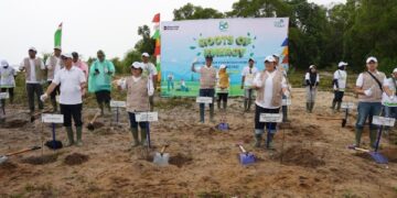 PLN Group Kalbar Tanam 5.500 Pohon di Pesisir Bengkayang pada HMPI 2025