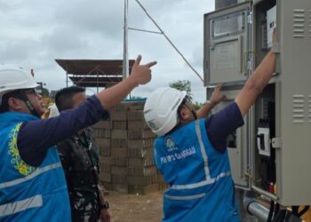 PLN Energize Daya 197.000 VA untuk Dukung Operasional Yonif TP 833/Bumi Daranante