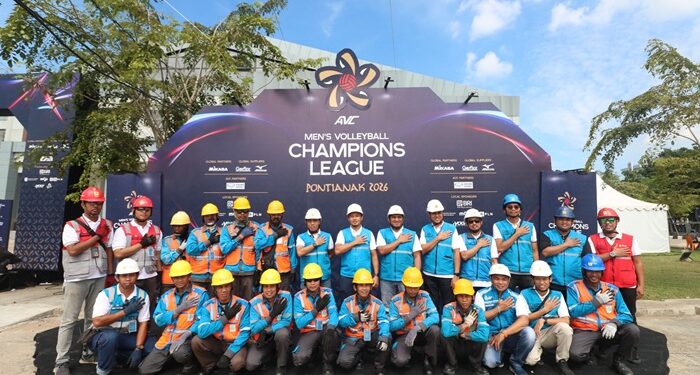 PLN Hadirkan Listrik Andal Tanpa Kedip, AVC Men’s Volleyball Champions League 2026 di Pontianak Berlangsung Sukses