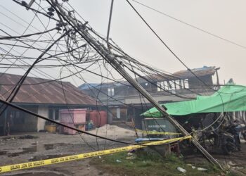PLN Gerak Cepat Pulihkan Jaringan Listrik Pascakebakaran Pasar Sungai Duri Bengkayang