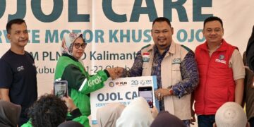 Melalui Ojol Care, YBM PLN UID Kalbar Ringankan Perjuangan 500 Pengemudi Ojek Online